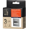 Orno TRACO LED 1,5 W, įleidžiamas laiptų šviestuvas, 12 V nuolatinės srovės, 30 lm, 3000 K, satinas, judesio ir prieblandos jutiklis