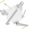 Opti NITY ALIUMININIAI NZ-3.2X6*P50 3.2 x 6 mm POLAX