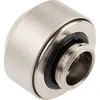 Optimus Hardtube jungiamosios detalės, 12 mm, 6 vnt. pakuotėje su įrankiu – matinio nikelio spalvos