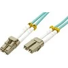Optical Patch Cord Multi mod (50/125), LC-LC - 3m, mėlyna-žalia, ekonomiškas, EOL