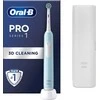 Dantų šepetėlis „Oral-B Pro Series 1 Cross Action“ + mėlynas dėklas