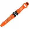 Orange Oranžinis UAG Monarch - dirželis FKM do Apple Watch series 4-6 & SE 1-3, 44mm / series 7-9, 45mm / series 10-11, 46mm / Ultra 1-3, 49mm (oranžinis / juodas titanium)
