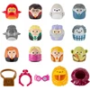 SQUISHMALLOWS SQUISH-A-LONGS kolekcinės figūrėlės - Haris Poteris, 12 vnt., 2,5 cm
