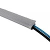 Organizacija InLine ® Kabelio apvyniojimas, audinio laikiklis su kabliu ir kilpa, 1 m x 40mm skersmens, pilkas