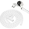 ATL Blow Organizatorius, kabelio gaubtas, 2m, baltas
