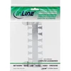 Organizatorius InLine® Kabelio kreipiamasis bėgelis, skirtas montuoti ant skrybėlių bėgelio (TS35) metalinis