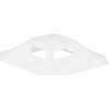Organizatorius Lanview Lanview LVT-CABLEMOUNT-50W kabelių raišteliai Polipropilenas (PP) Balta 50 vnt.