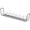 Organizer StarTech Cable Tray Under Desk – 61.5 cm – Metal Channel Basket – Juodas