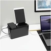 Organizatorius BlueLounge Bluelounge CableBox Mini Station juoda
