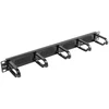 Organizer Equip 19'' Organizer kabli 5x plastikowe pierścienie stal 1U RAL9005 (327320)