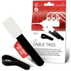 Organizer LABEL THE CABLE LTC Klettkabelbinderlabel Set wiederverwendbar, juodas,10er (LTC 2610-10)