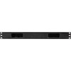 Lanberg Cable Organizer 19" 1U plastikinis dėklas su A tipo dangteliu, juodas
