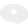 Qoltec organizer do kabli 6mm 10.0m balta