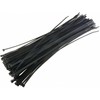 Techly 306356 užveržimo dirželiai 100 x 2.5mm, 100 vnt. juodi