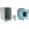 „Techly 109801“ DIN bėgelio jungiamoji panelė 6 SC/LC simplex/duplex adapteriams, be panelės