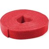 Vertė VALUE organizatorius Velcro ant ritinėlio, 10 mm, Raudona, 25 m