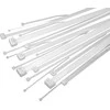 41-008# Oem Laidų tvirtinimo dirželiai 150x2.2mm baltos spalvos