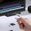Orico Aktyvus USB-C šakotuvas 10 Gbps, PowerDelivery 60 W, prisukamas, 2x USB-A, SD skaitytuvas, USB-C, juodas (MH5PCM-10-BK-BP)