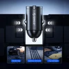Orico Įkroviklis automobilinis PD 30W, 2 x USB-C, su spiralinis laidas