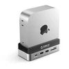 Šakotuvas Orico Doko stotelė do Mac Mini M4 | USB-C 10 Gbps | slot M.2 NVMe