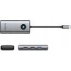 „Orico PW11-5P“ USB-C šakotuvo prijungimo stotelė, 1x USB-A 3.0 + 2x USB-A 2.0 + 1x USB-C PD + 1x HDMI – pilkos spalvos