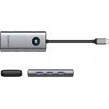 „Orico PW11-6P“ USB-C šakotuvo prijungimo stotelė, 3x USB-A 3.0 + 1x USB-C 2.0 + 1x HDMI – pilkos spalvos