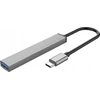 Orico AH-13 USB-C šakotuvo prijungimo stotelė 1x USB-A 3.0 + 3x USB-A 2.0 – pilkos spalvos