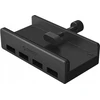 Orico MH4PU Hub Clamp-Mounted 4x USB-A 3.0 – juodos spalvos