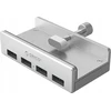 „Orico MH4PU“ šakotuvas, montuojamas ant spaustuko, 4x USB 3.0, „Sidabrinis“