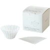 ORIGAMI - Set of Paper Filters S + Paper Filters S with a flat bottom 1-2 fil. 100 Pieces