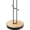 Orion Puodelių kabykla metalinė juoda 15,5x40 cm