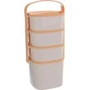 Orion Pietų Dėžutė Plastikinė 4 Lygių 2l, 3x1,15 l