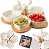 Orion Užkandžių dubenėlių rinkinys 10 vnt. porcelianiniai balti 28,5 cm