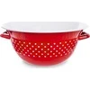 Orion Virtuvinis dubuo 26 cm, emaliuotas raudonas su žirneliais, 2,5 l