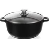 Orion Granito puodas 28 cm, 7 l su stiklo dangteliu
