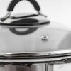 Orion Plieninis puodas DALIE 26 cm, 10,6 l su stikliniu dangteliu