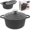 Orion Puodas ketus su dangčiu LITINA 23 cm, 4 l