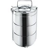 Orion Maisto termosas plieno 3 aukštų 3x900 ml