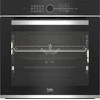 BEKO Orkaitė BBIM13400XS, plotis 60 cm, Hidrolitinis valymas, 13 programų, Juodas spalva