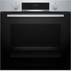 Bosch Serie 4 HBA514BS3 orkaitė 71 L 3400 W Juodas, Nerūdijantis plienas