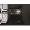 Orkaitė Haier Oven | HWO60SM2B9BH | 70 L | Elektrinė | Pirolizė/hidrolizė | Liečiamas | Aukštis 59,5 cm | Plotis 59,5 cm | Juoda
