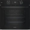 Orkaitė INDESIT Oven | IO K58HS B | 71 L | Electric | Hydrolytic | Electronic | Convection | Height 59.5 cm | Plotis 59.5 cm | Juodas