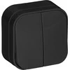 Sienis jungiklis Surface-mounted chandelier switch black IP20 ToDo Orno