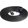 Orno Przedłużacz Dirbtuvių prailgintuvas, atsparus vandens purslams, IP44, 1x2P+Z 30m, alyvai atsparus guminis kabelis H07RN-F 3x1.5mm², 230VAC/16A, schuko