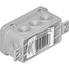 Orno Puszka CLICK skirstomoji dėžutė, IP54, 8 įvadai, 80x45x41mm, pilka