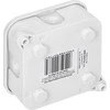 Orno Puszka ECO skirstomoji dėžutė, IP44, 400V, 4 guminiai sandarikliai, 85x85x35mm, balta