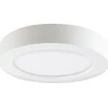 Lubinis šviestuvas Orno CITY LED 12W, įleidžiamas šviestuvas, paviršinio montavimo, apvalus, 800lm, 3000K, baltas, su integruotu LED maitinimo šaltiniu