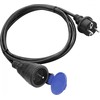 Orno IP44 atsparus purslams dirbtuvių ilgintuvas, 1x2P + Z 30m, guminis alyvai atsparus kabelis H07RN-F 3x1,5mm ?, 230VAC / 16A