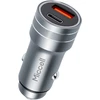 Orno Įkroviklis „Miccell VQ-C48“ automobilinis įkroviklis, 48 ​​W, USB-A + USB-C, pilkas