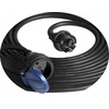 Orno Przedłużacz Dirbtuvių prailgintuvas, atsparus vandens purslams, IP44, 1x2P+Z 20m, alyvai atsparus guminis kabelis H07RN-F 3x1.5mm², 230VAC/16A